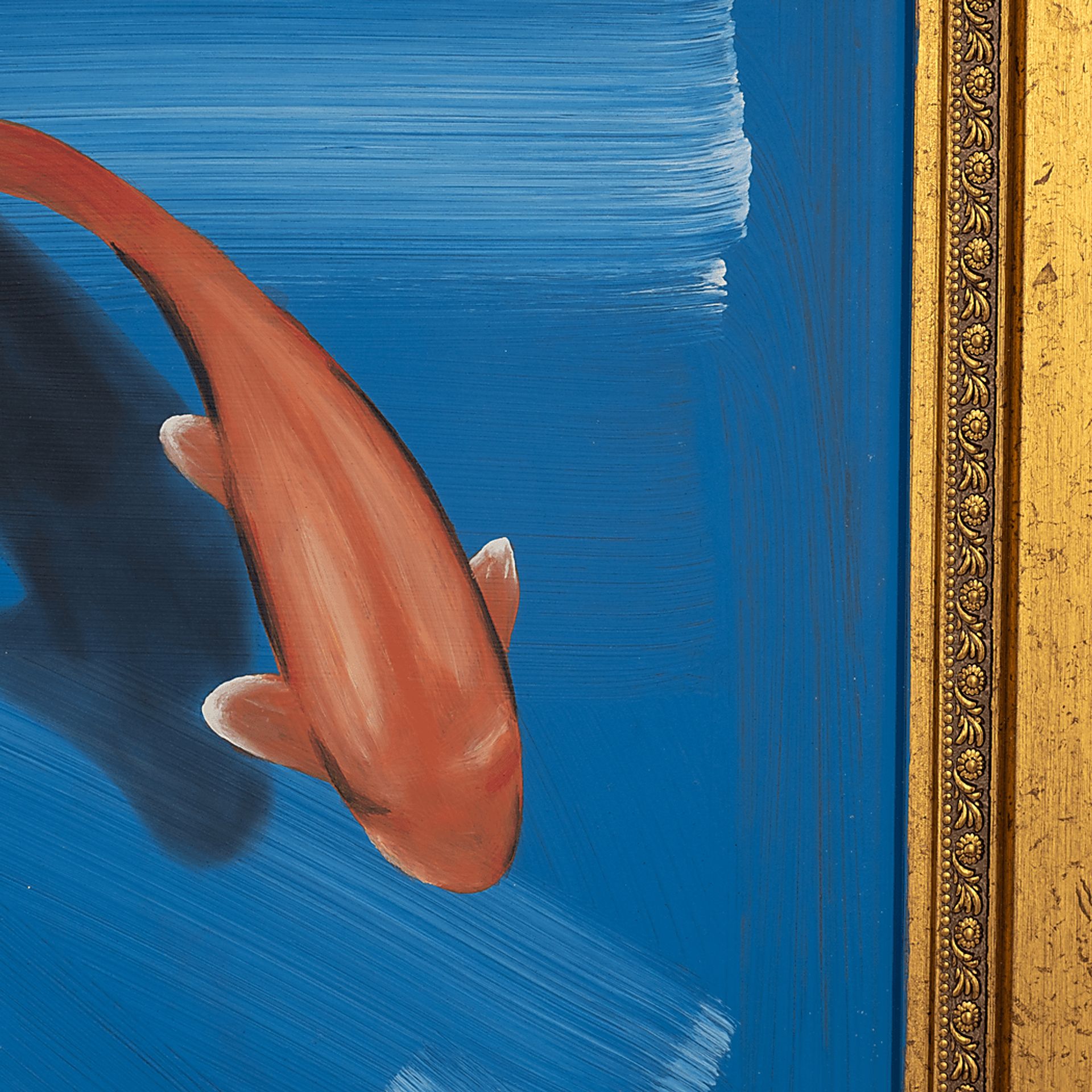 Hortense Blue Artwork, Set of 3 - Image 2