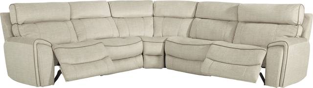 Hosford Beige 5 Pc Reclining Sectional - Thumbnail - Image 3