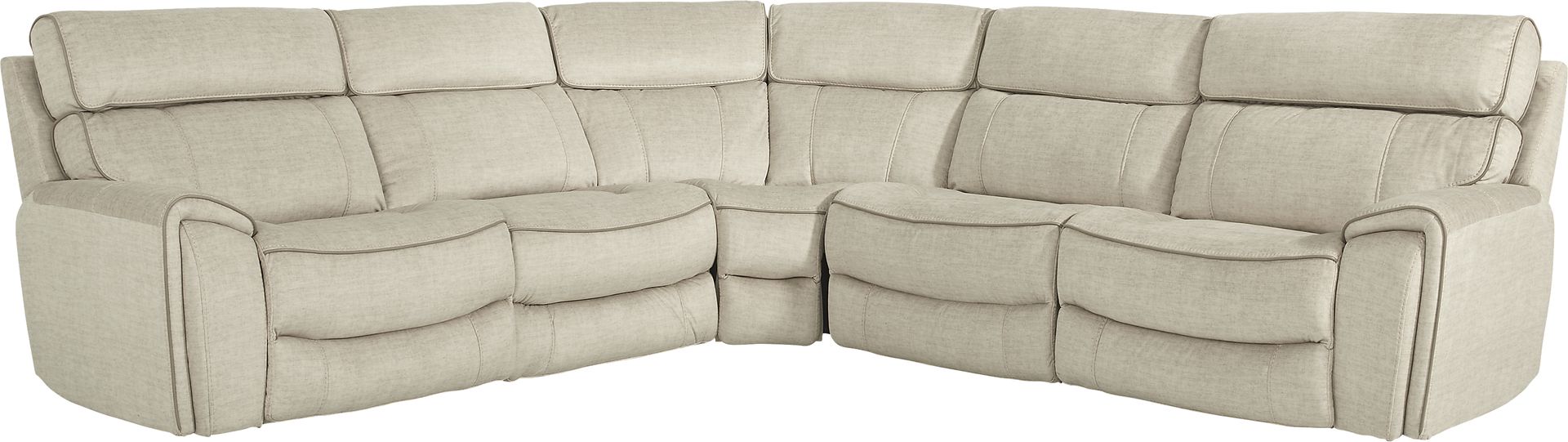 Hosford Beige 5 Pc Reclining Sectional - Image 1