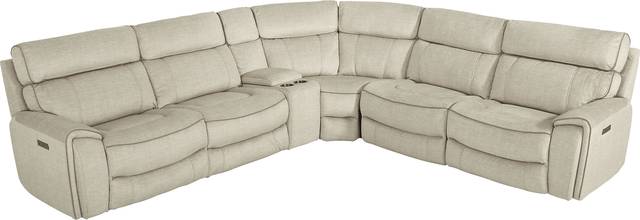 Hosford Beige 6 Pc Power Reclining Sectional - Thumbnail - Image 4