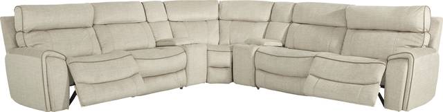 Hosford Beige 7 Pc Reclining Sectional - Thumbnail - Image 3