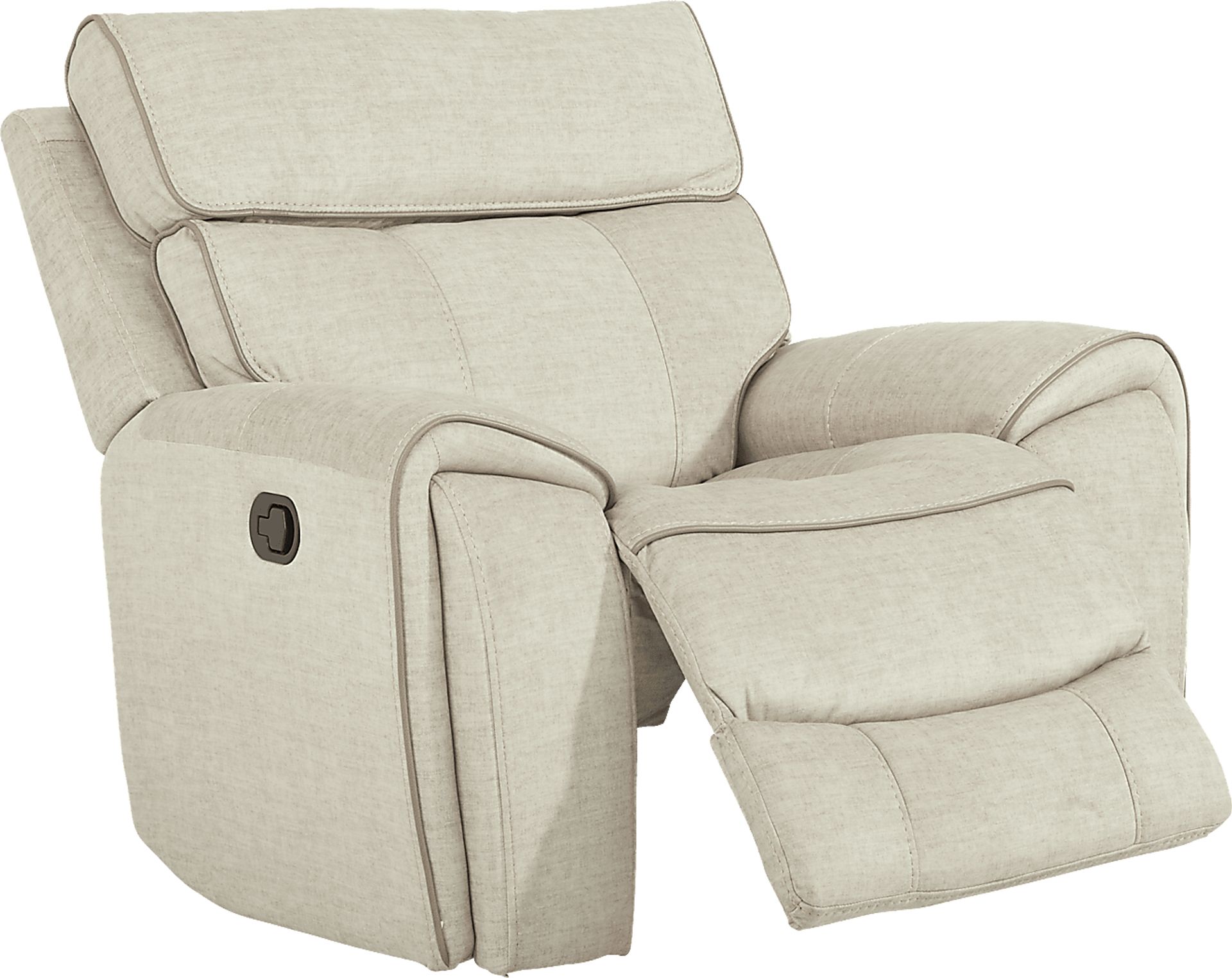 Hosford Beige Glider Recliner - Image 3
