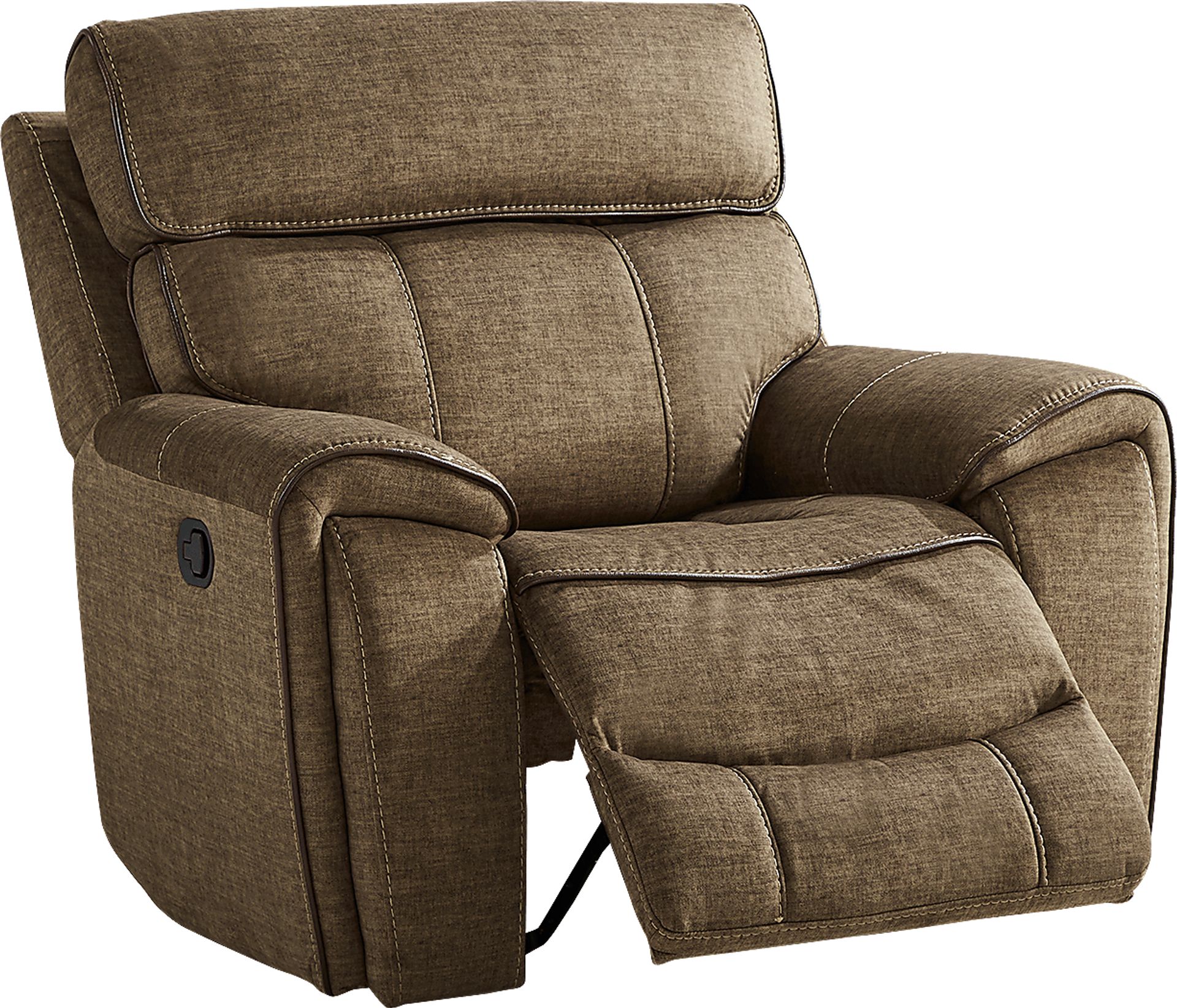 Hosford Brown Glider Recliner - Image 3