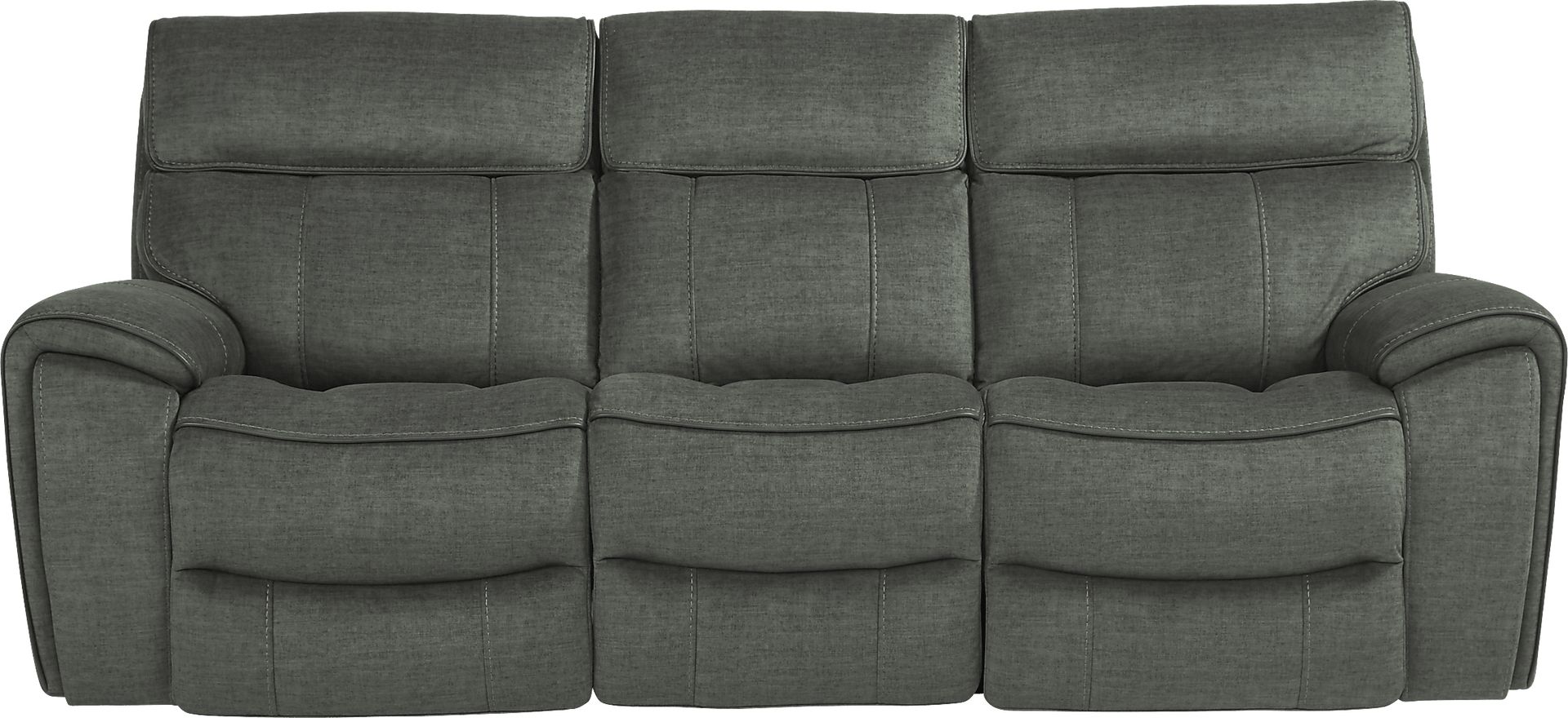 Hosford Dark Gray 3 Pc Reclining Living Room - Image 2