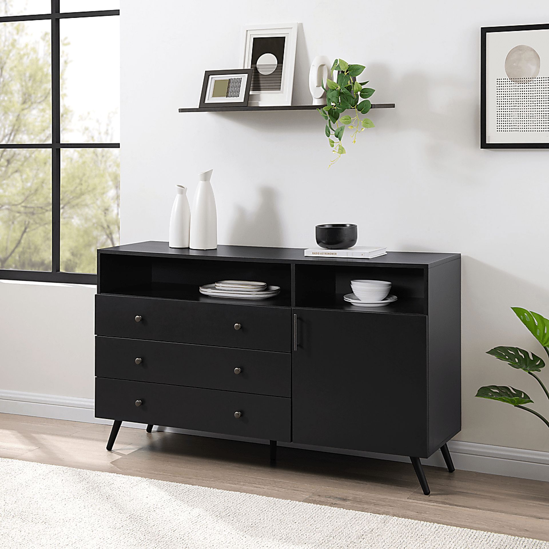Hospers Black Sideboard - Image 4