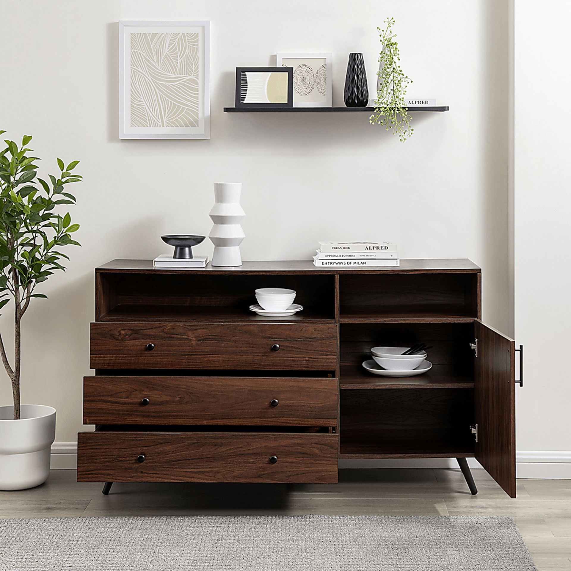 Hospers Walnut Sideboard - Image 4