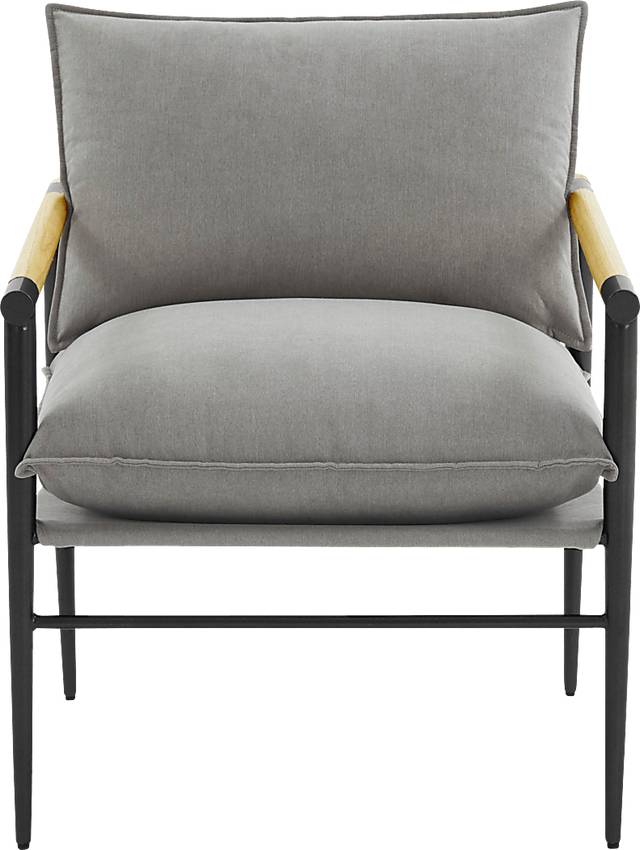 Houchin Gray Accent Chair - Thumbnail - Image 3
