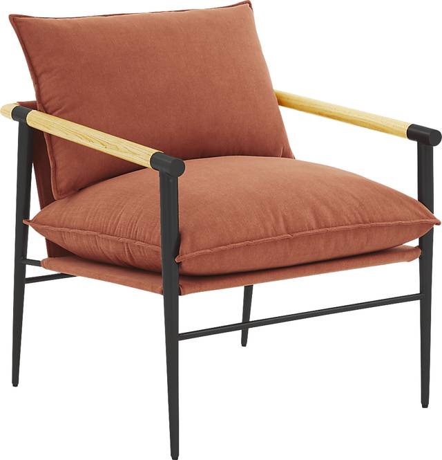 Houchin Rust Accent Chair - Thumbnail - Image 1
