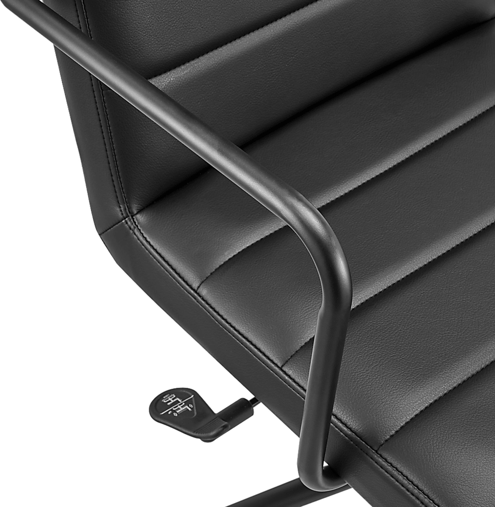 Houkom Black Office Chair - Image 7
