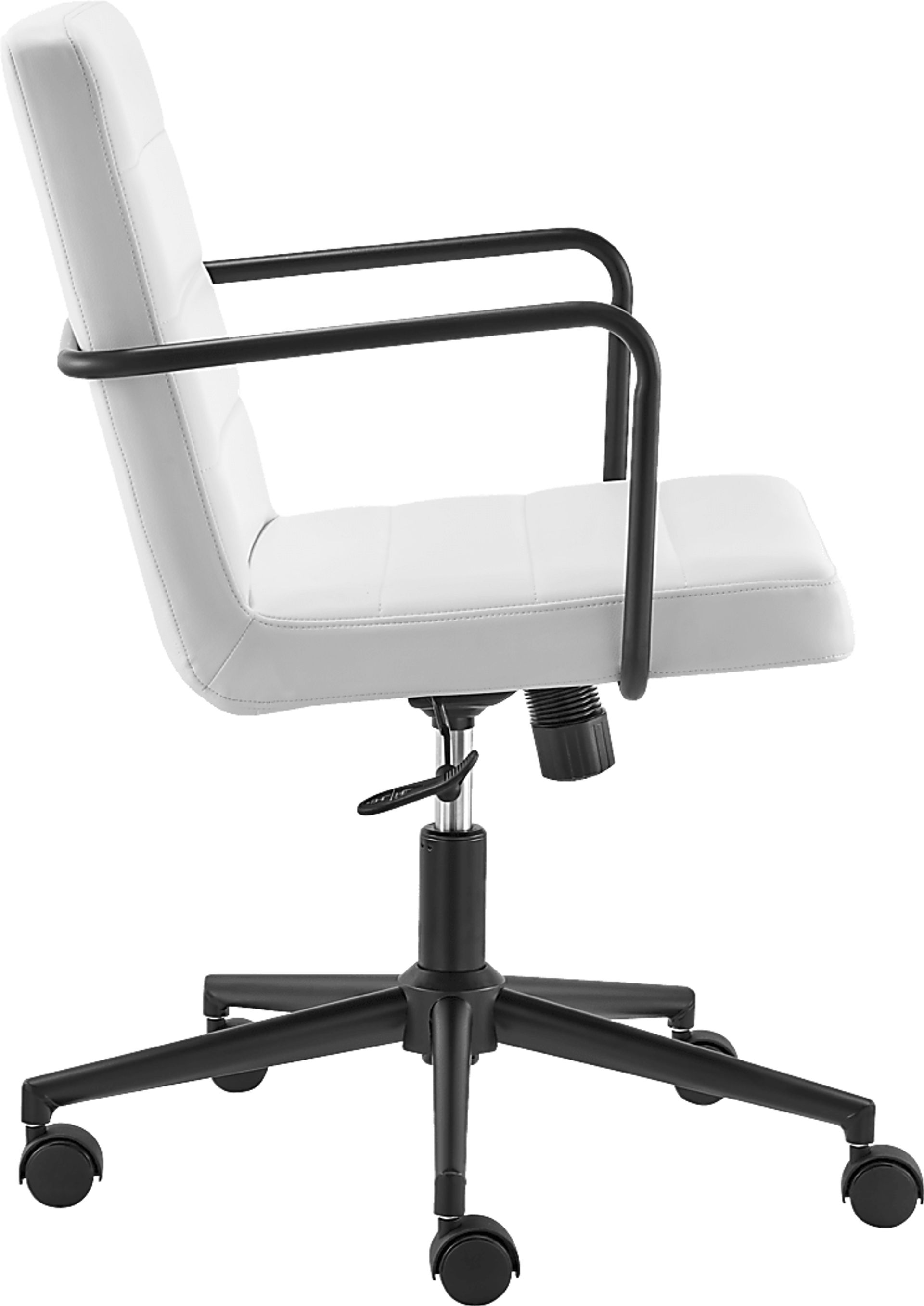 Houkom White Office Chair - Image 3