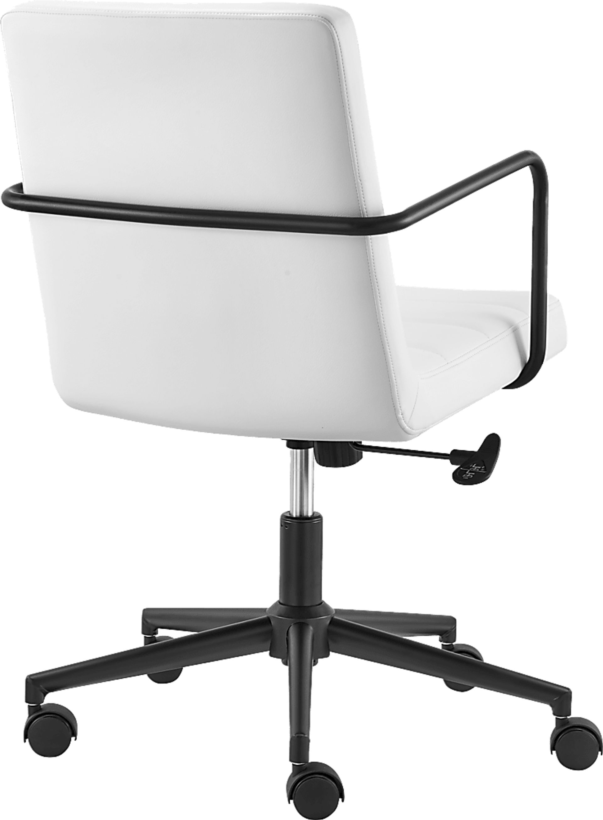 Houkom White Office Chair - Image 4