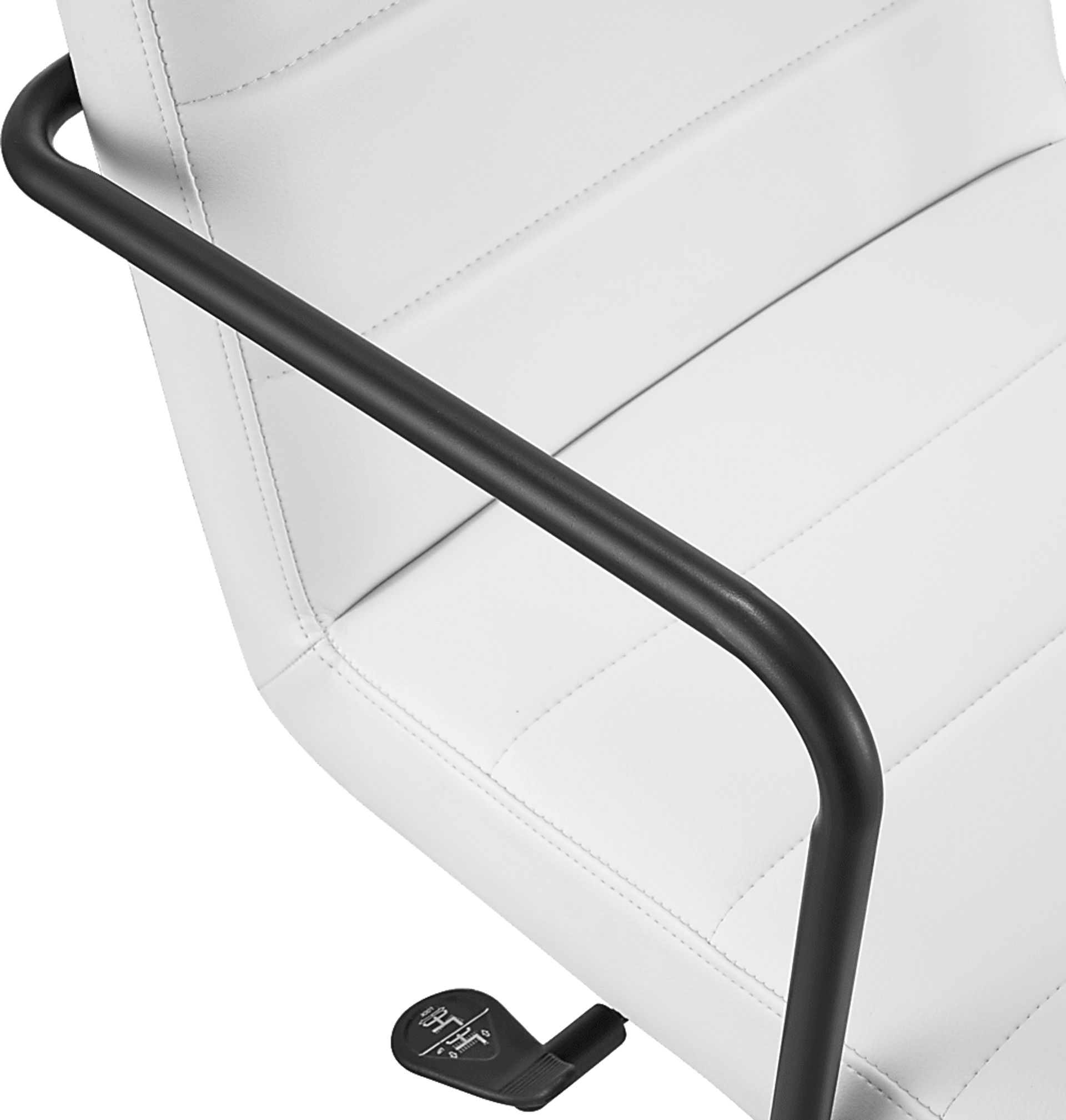 Houkom White Office Chair - Image 6