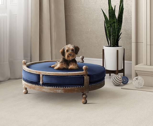 Hound Navy Pet Bed - Thumbnail - Image 2