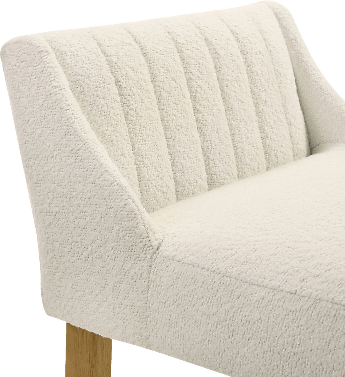 Houndgold Natural Beige,White Fabric Counter Stool | Rooms to Go