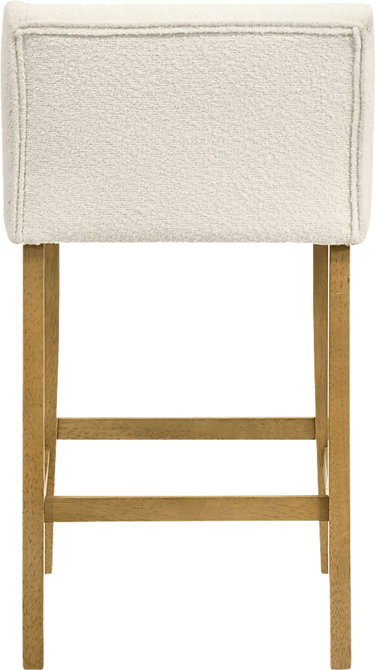 Houndgold Natural Beige,White Fabric Counter Stool | Rooms to Go