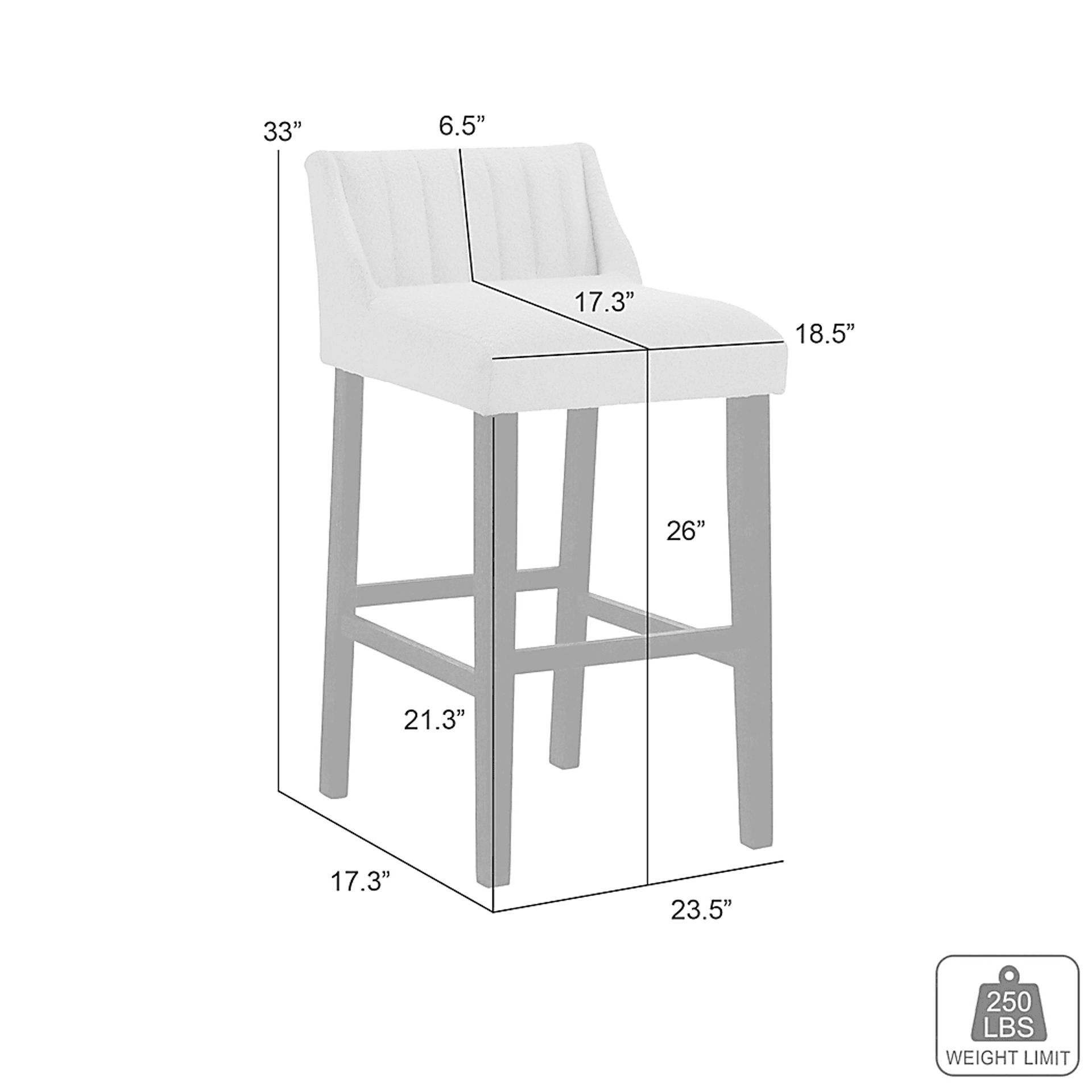 Houndgold Natural Counter Height Stool - Image 8