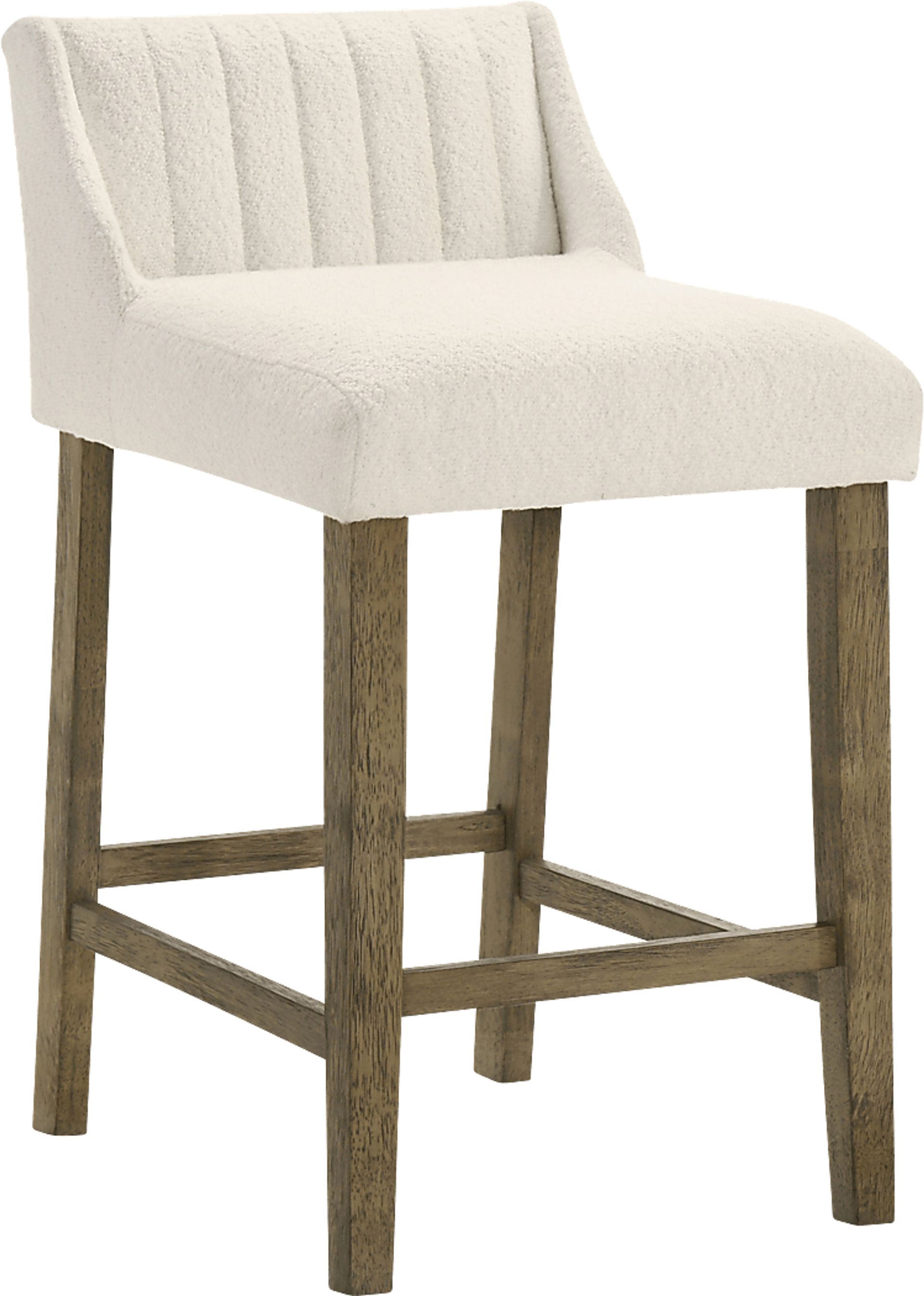 Houndgold White Counter Height Stool - Image 1