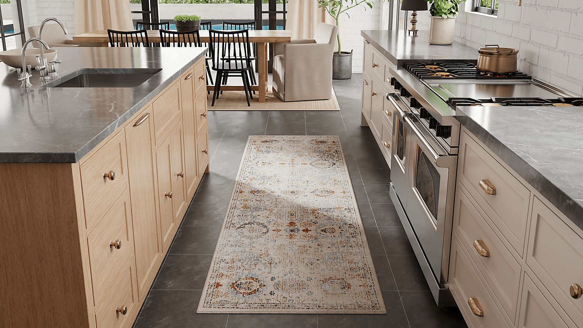 Houndly Beige 2'6 x 7'3 Runner - Image 2