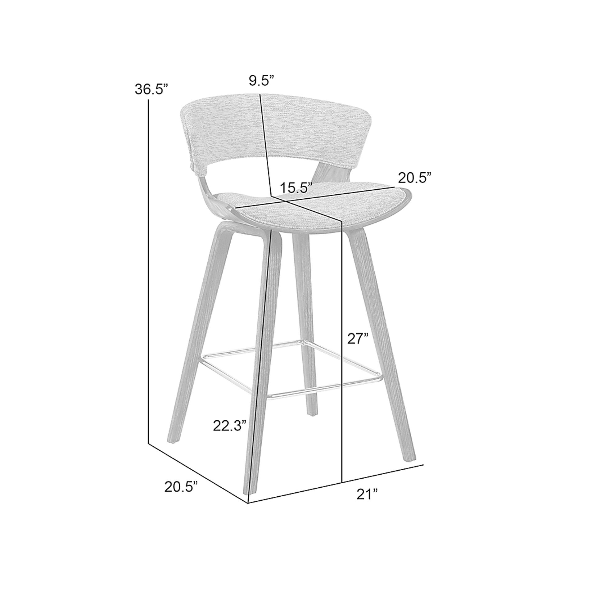 Houndstar II Natural Counter Height Stool - Image 10
