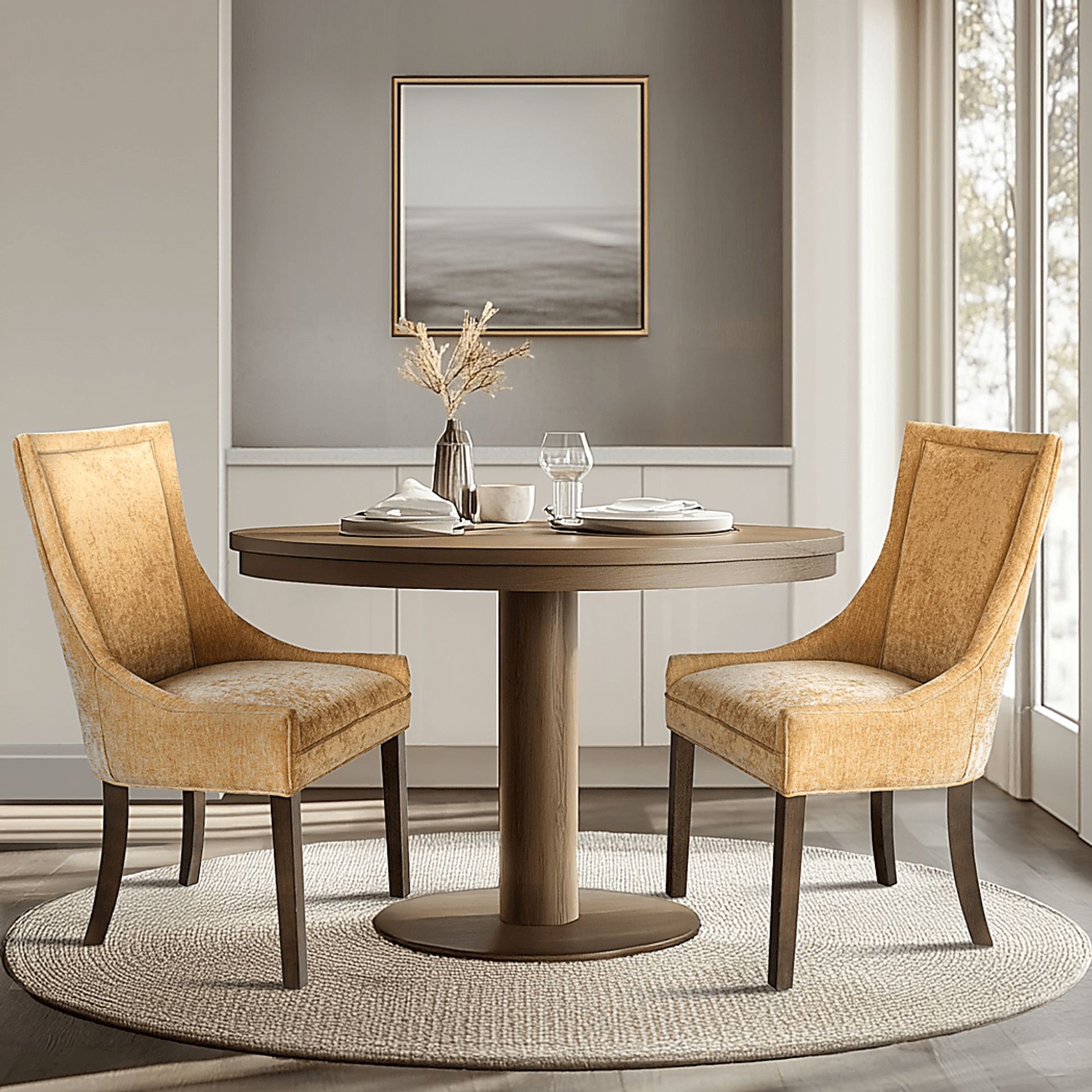 Houndsun Gold Dining Chair, Set of 2 - Image 5