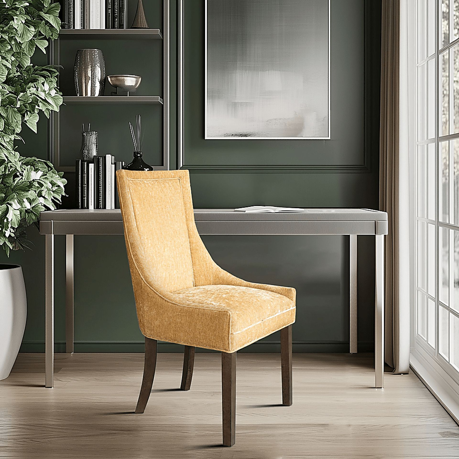 Houndsun Gold Dining Chair, Set of 2 - Image 6