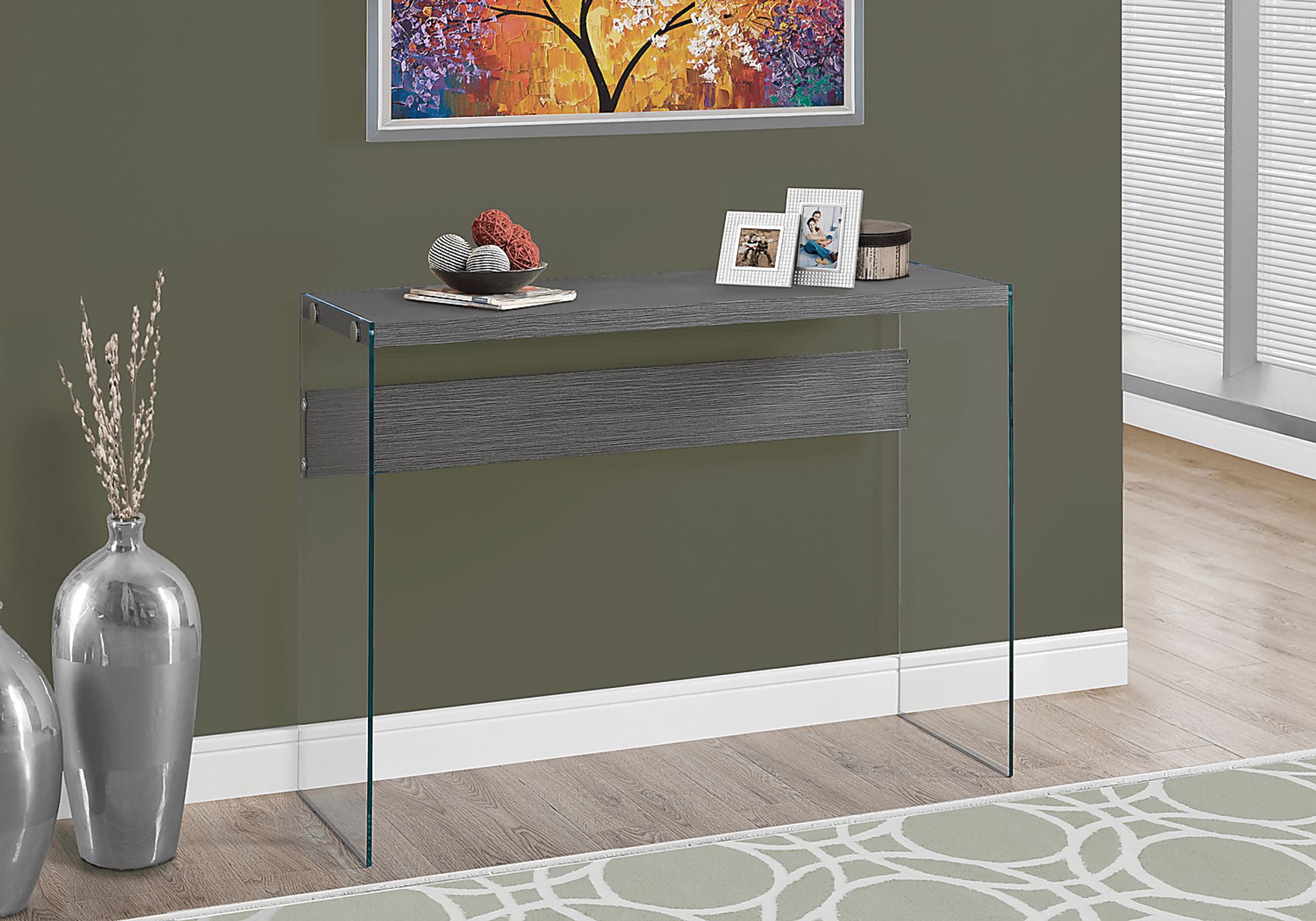 Housely Charcoal Console Table - Image 2