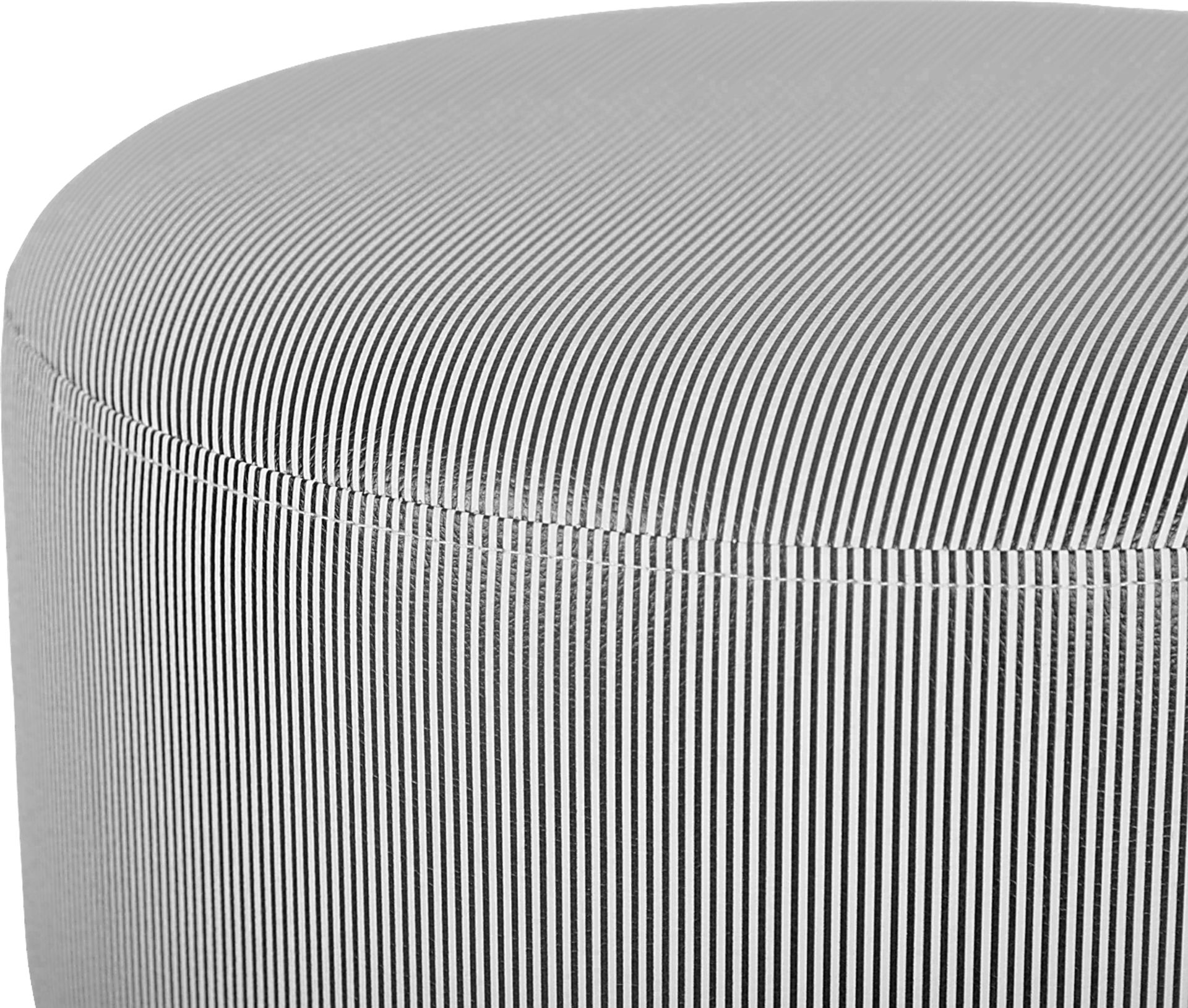 Housley Black Ottoman - Image 4