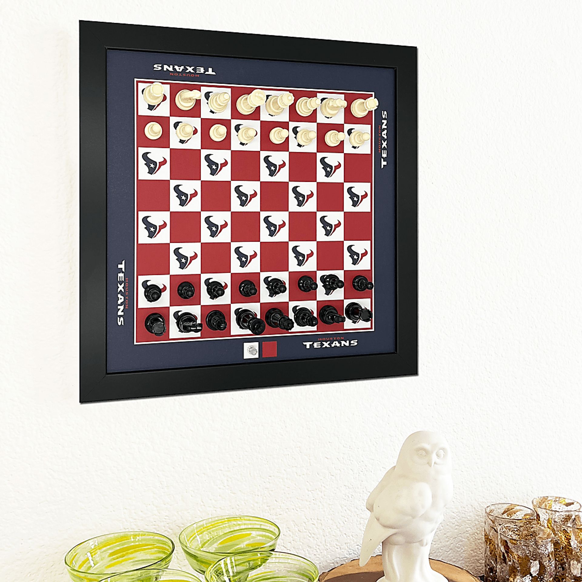 Houston Texans Wall Chess Set - Image 2