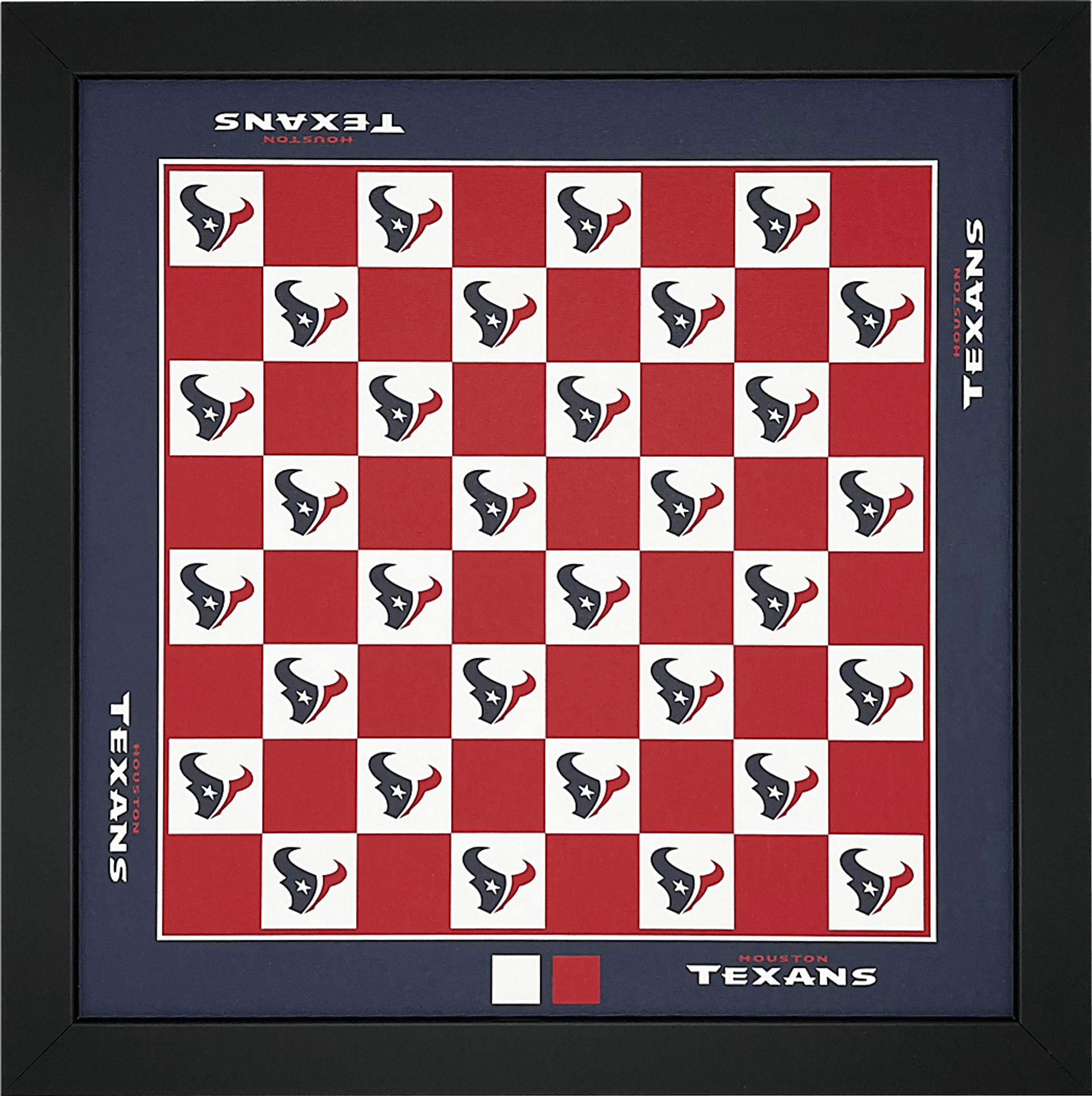 Houston Texans Wall Chess Set - Image 1