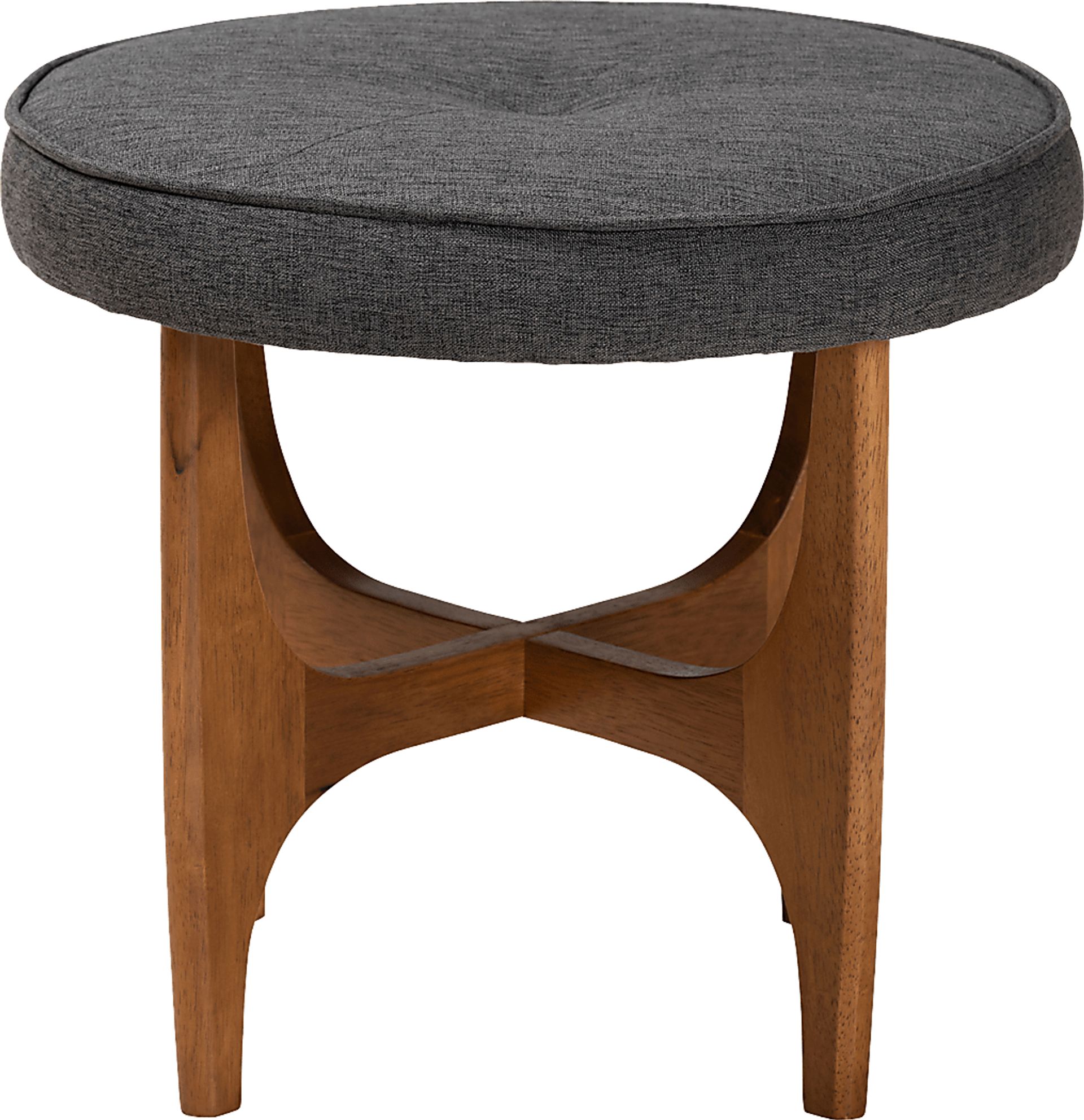 Hovendon Dark Gray Ottoman - Image 4