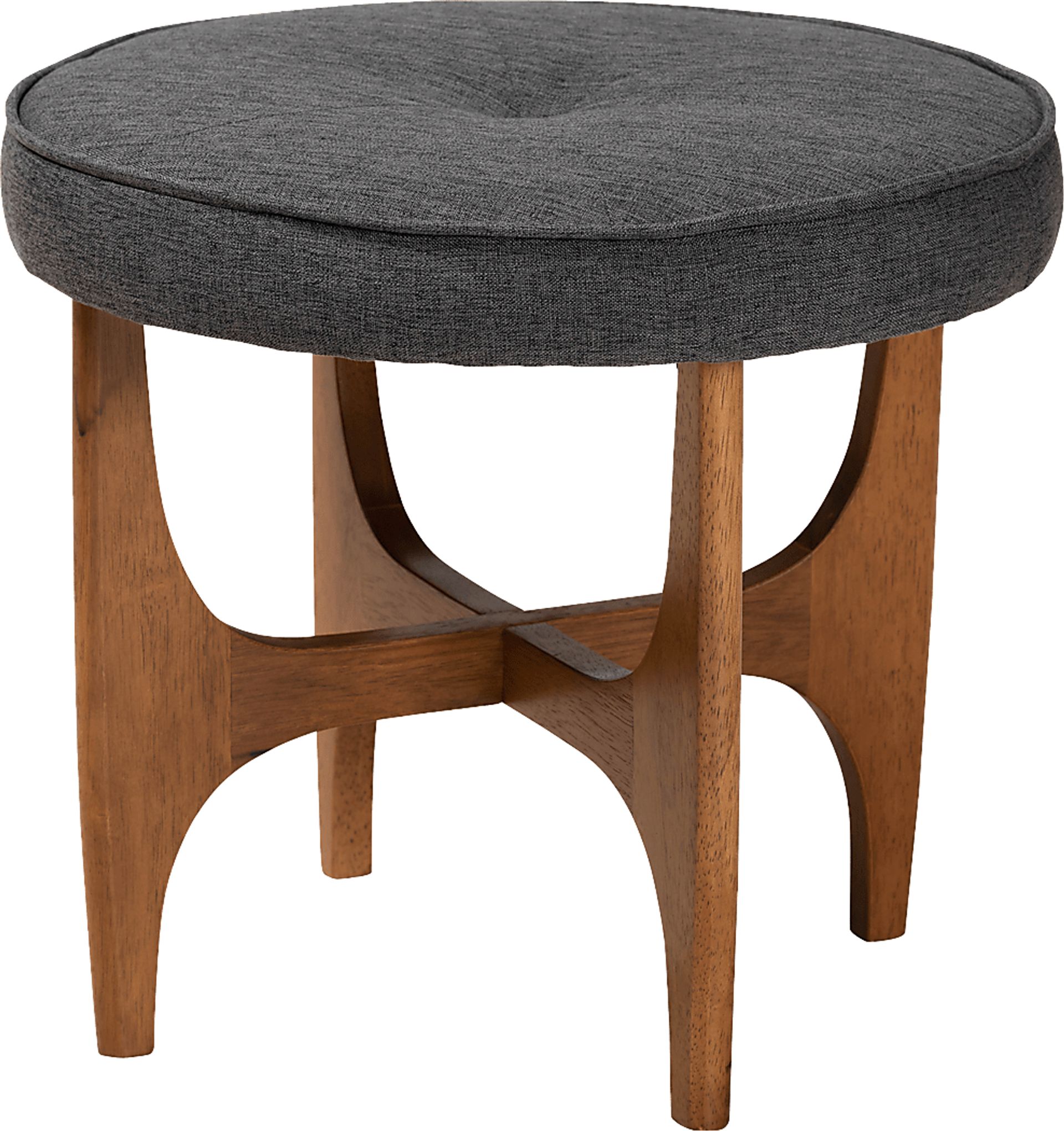 Hovendon Dark Gray Ottoman - Image 1