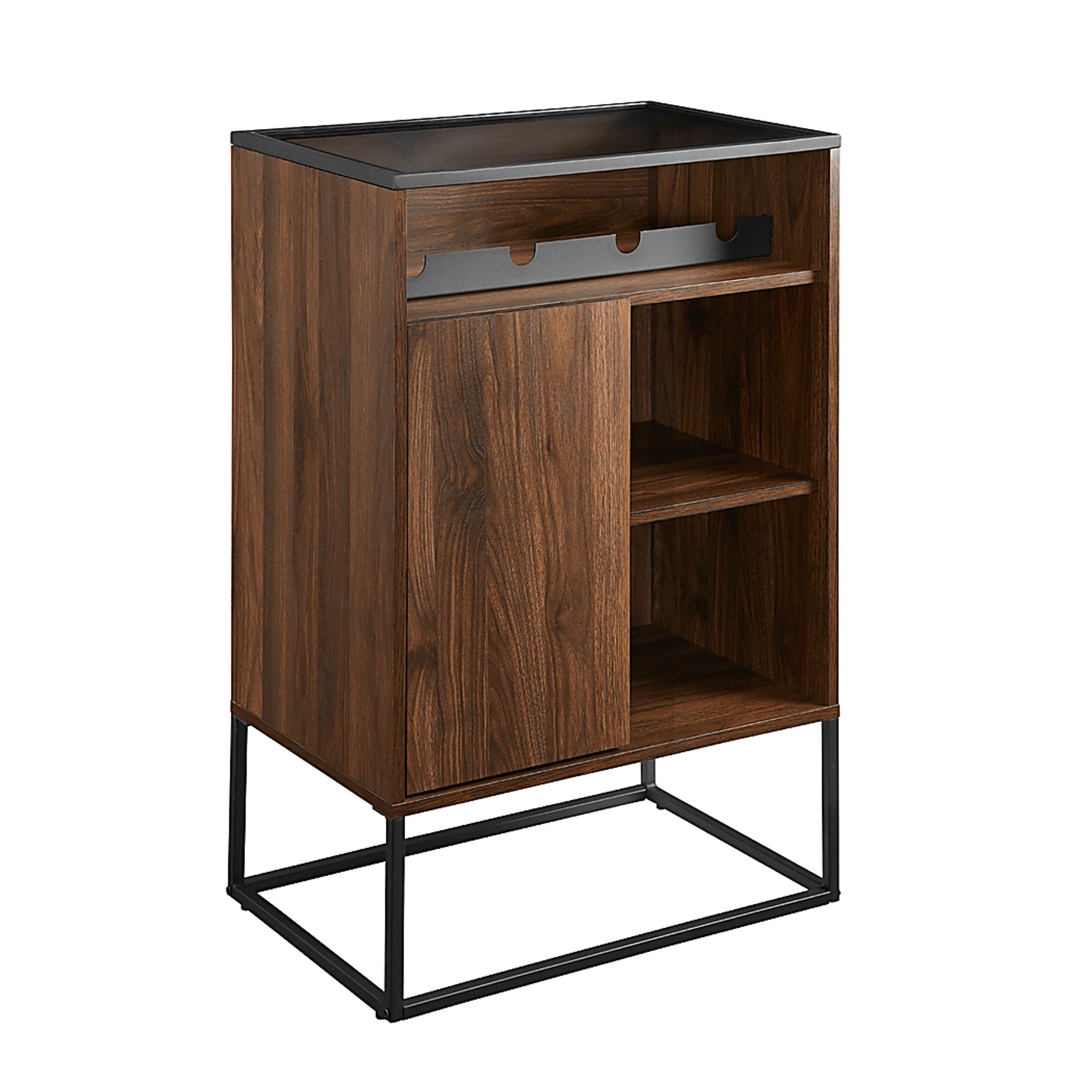 Hovenweep Dark Brown Bar Cabinet - Image 1