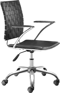 Hovey View Black Desk Chair