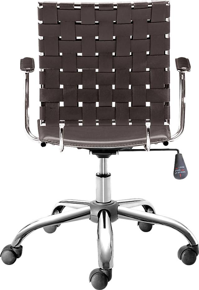 Hovey View Brown Desk Chair - Thumbnail - Image 4