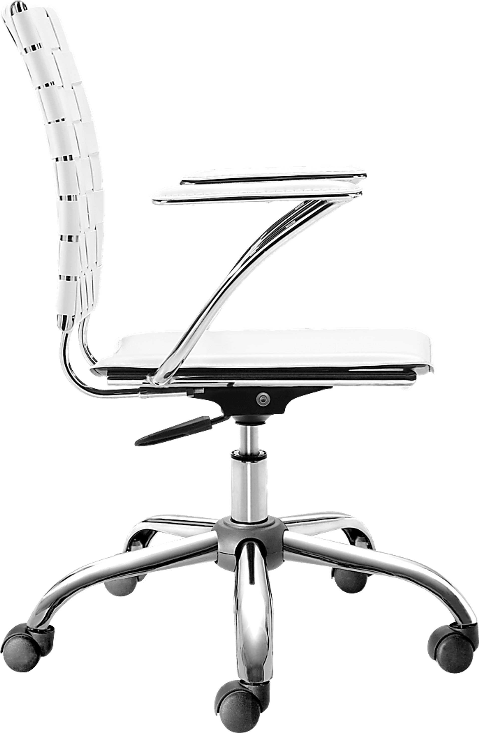 Hovey View White Desk Chair - Image 3