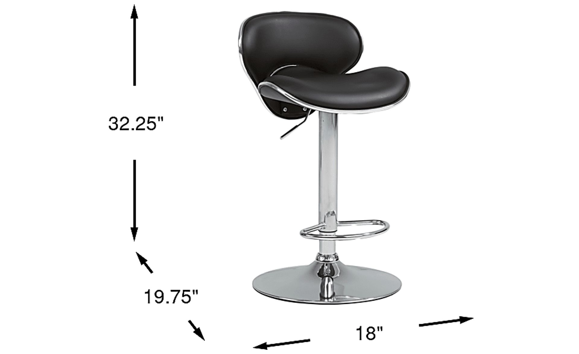 Dimension Image. Please refer to the Dimension Tab on this page for dimension details.