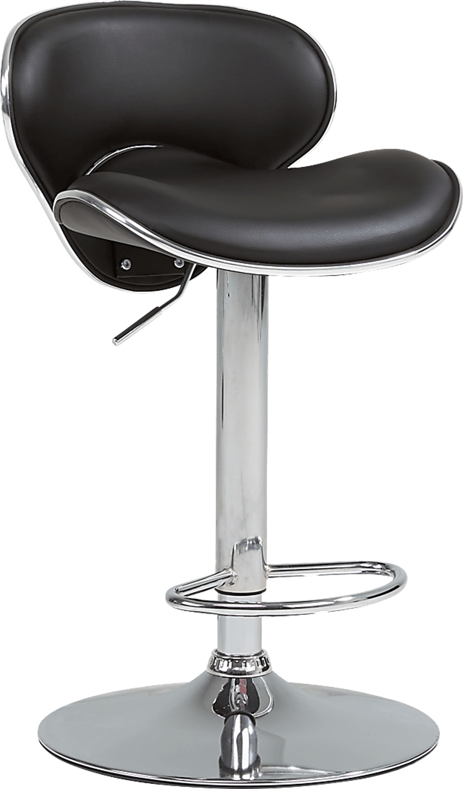 Howell Park Black Adjustable Barstool - Image 1