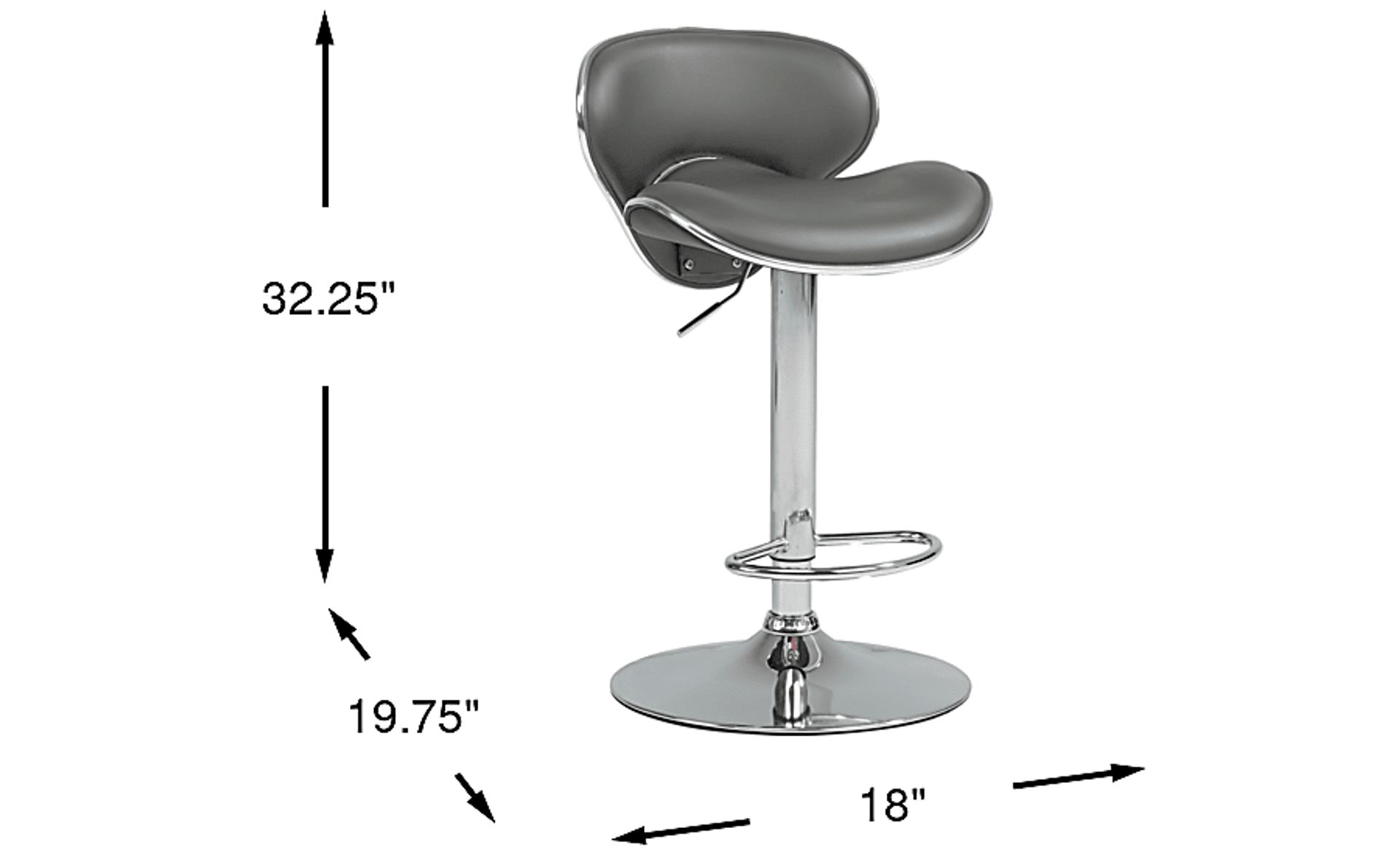 Dimension Image. Please refer to the Dimension Tab on this page for dimension details.