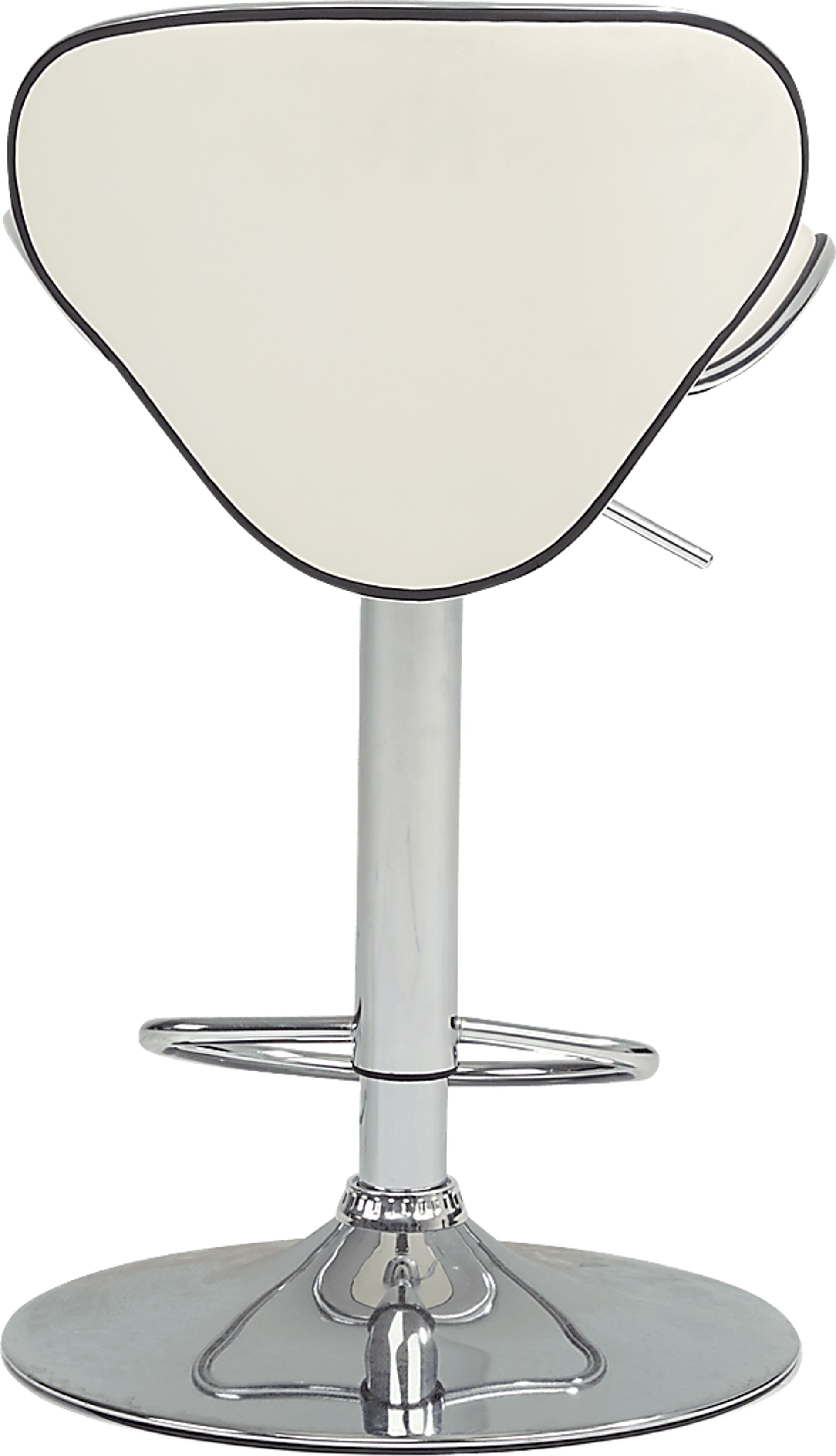 Howell Park White Adjustable Barstool - Image 3