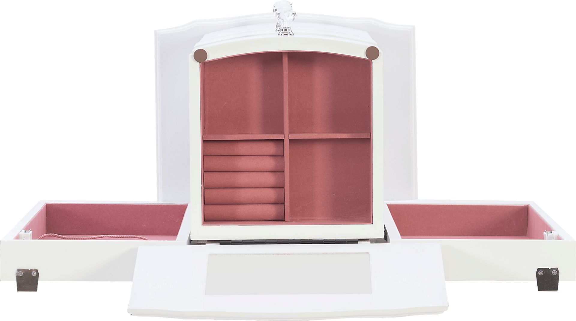 Howison White Jewelry Armoire - Image 11