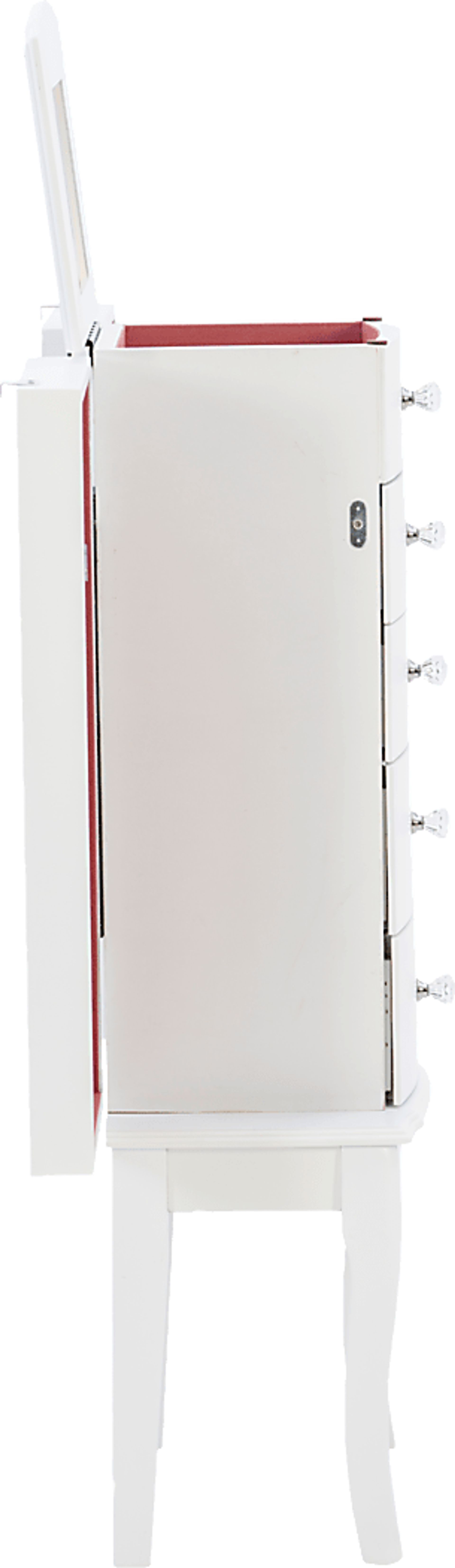Howison White Jewelry Armoire - Image 10