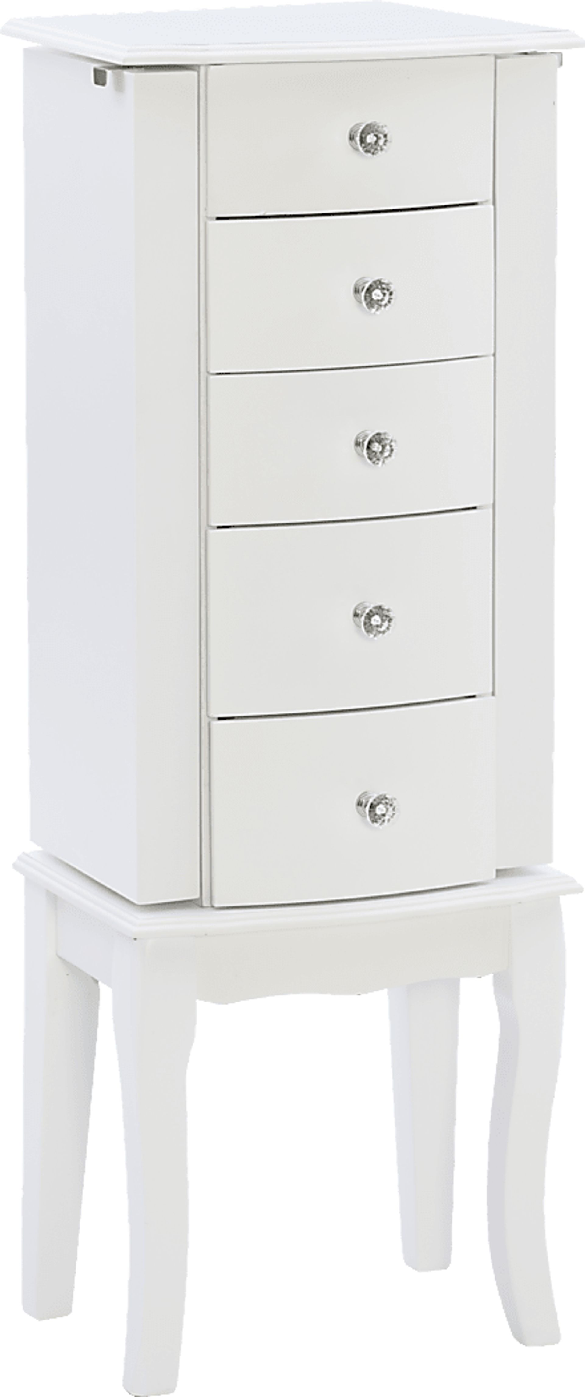 Howison White Jewelry Armoire - Image 1