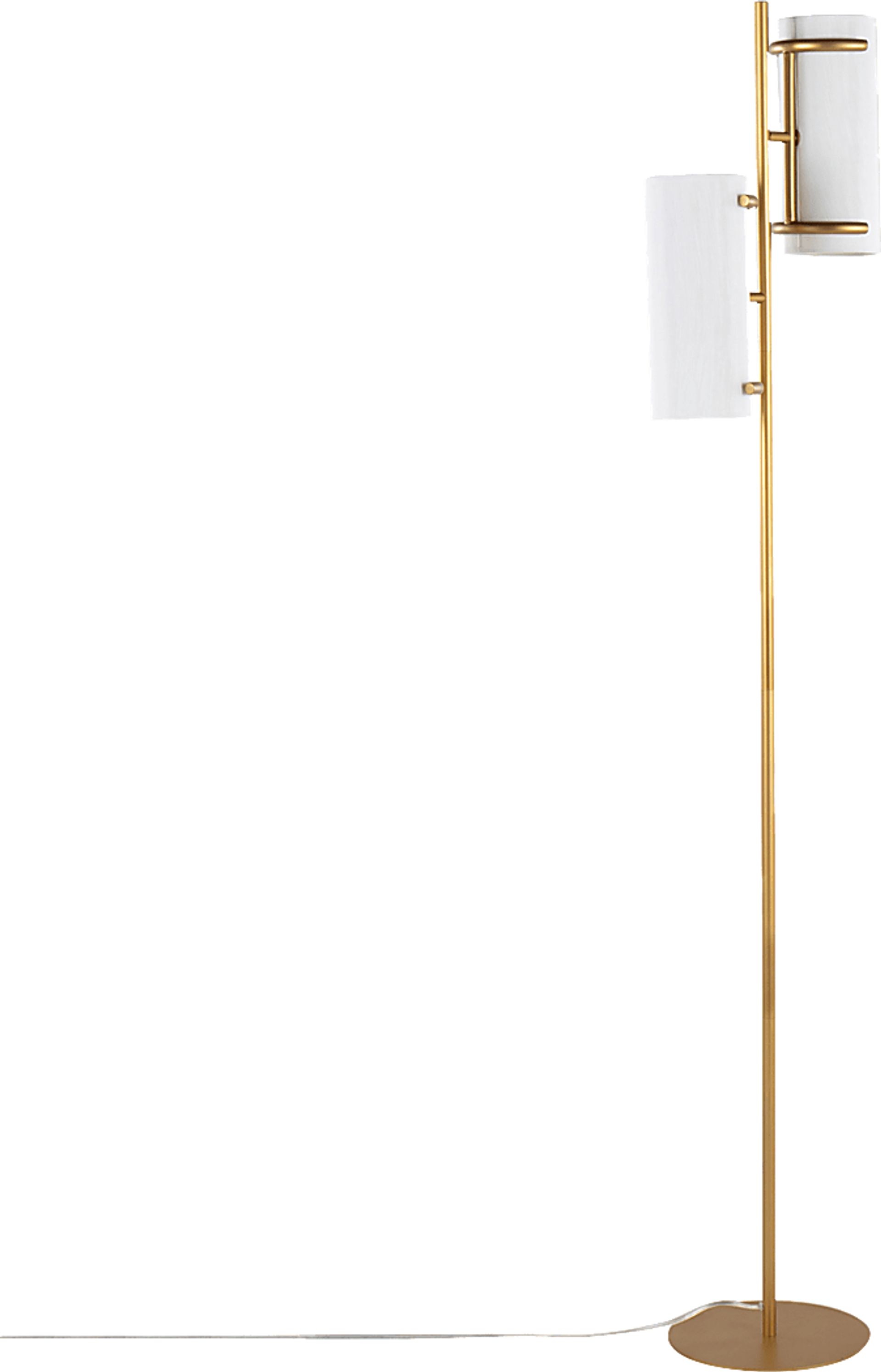 Hoxie Alley Gold Floor Lamp - Image 1