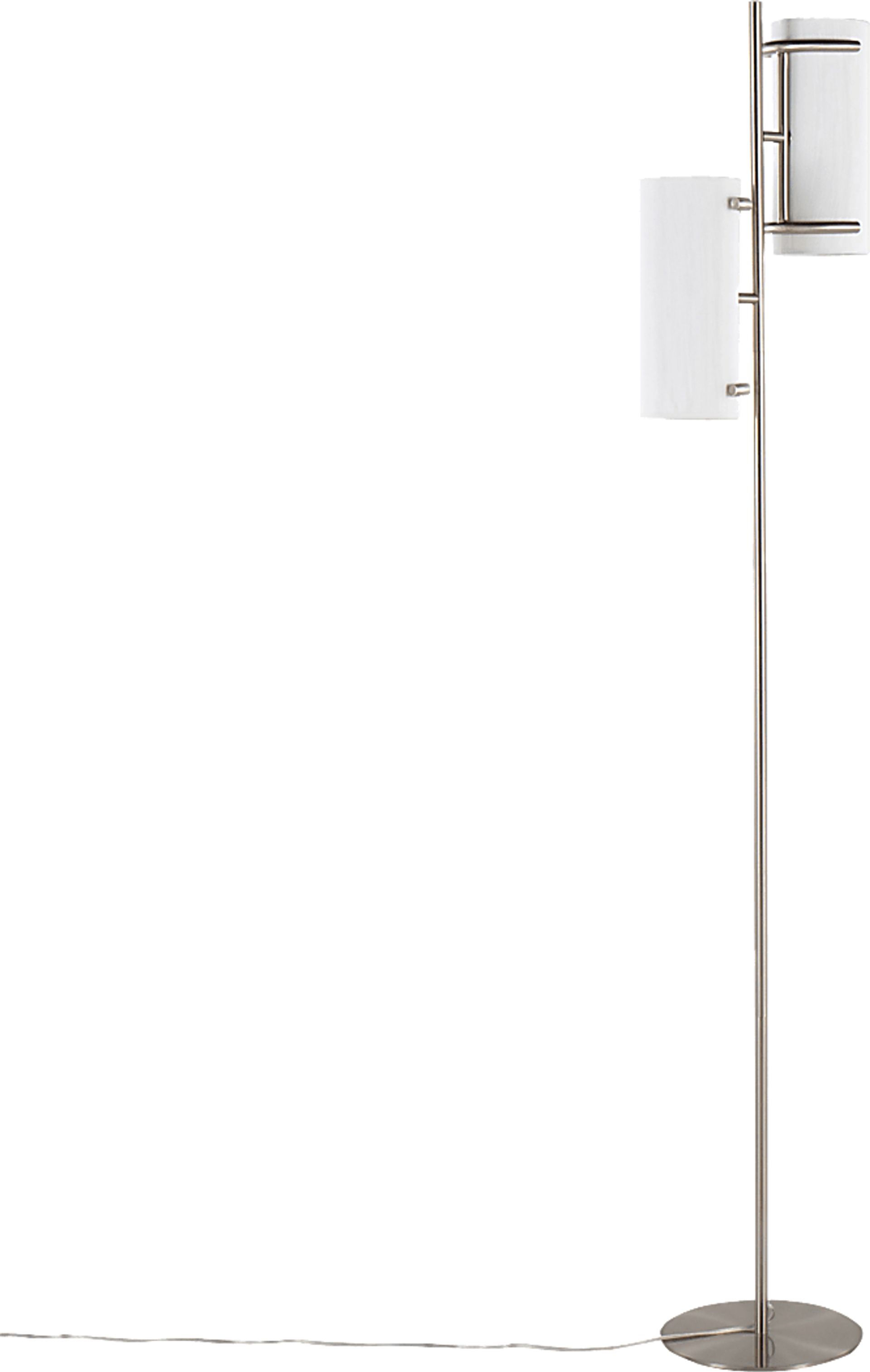 Hoxie Alley Nickel Floor Lamp - Image 1