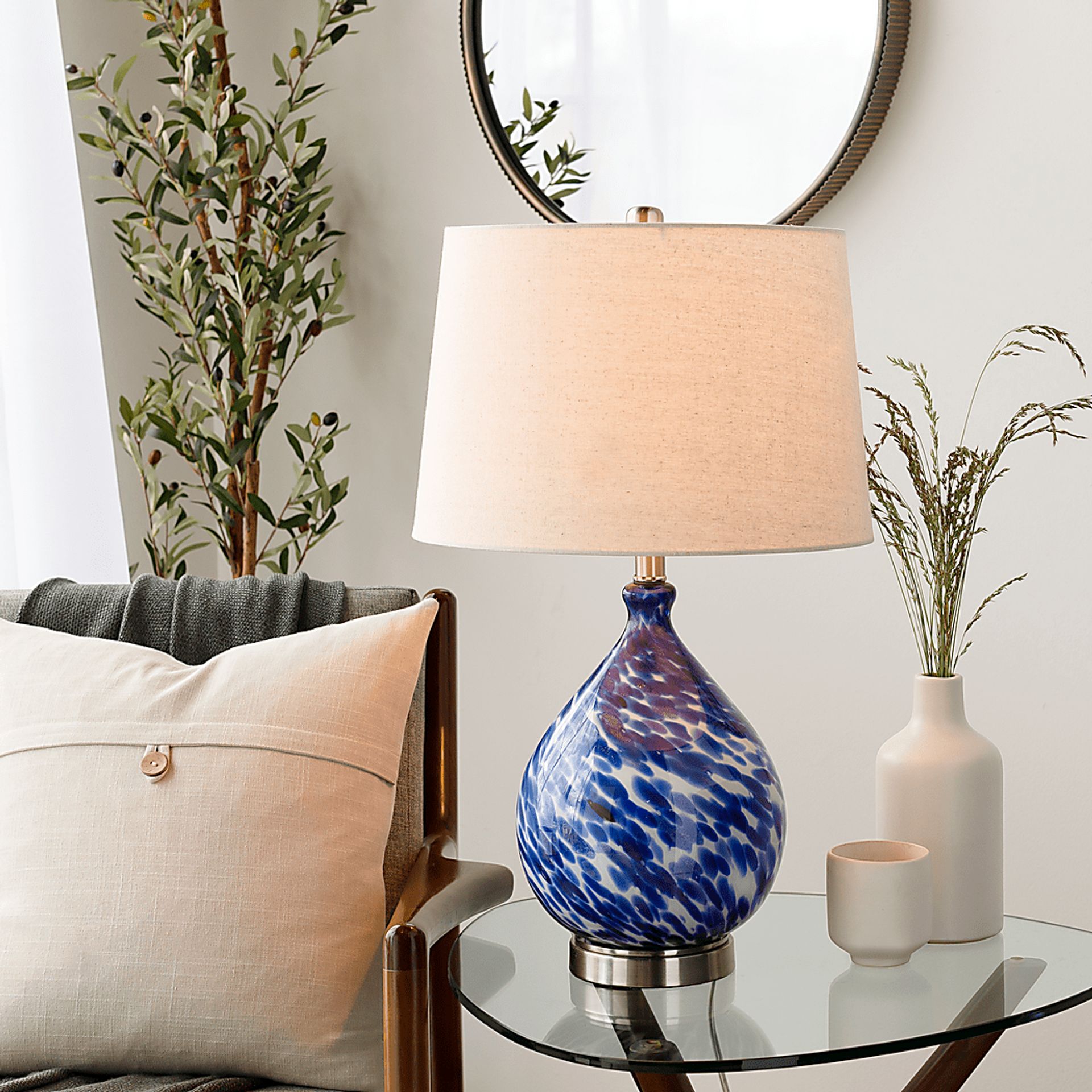 Hoylake Shores Blue Lamp - Image 7