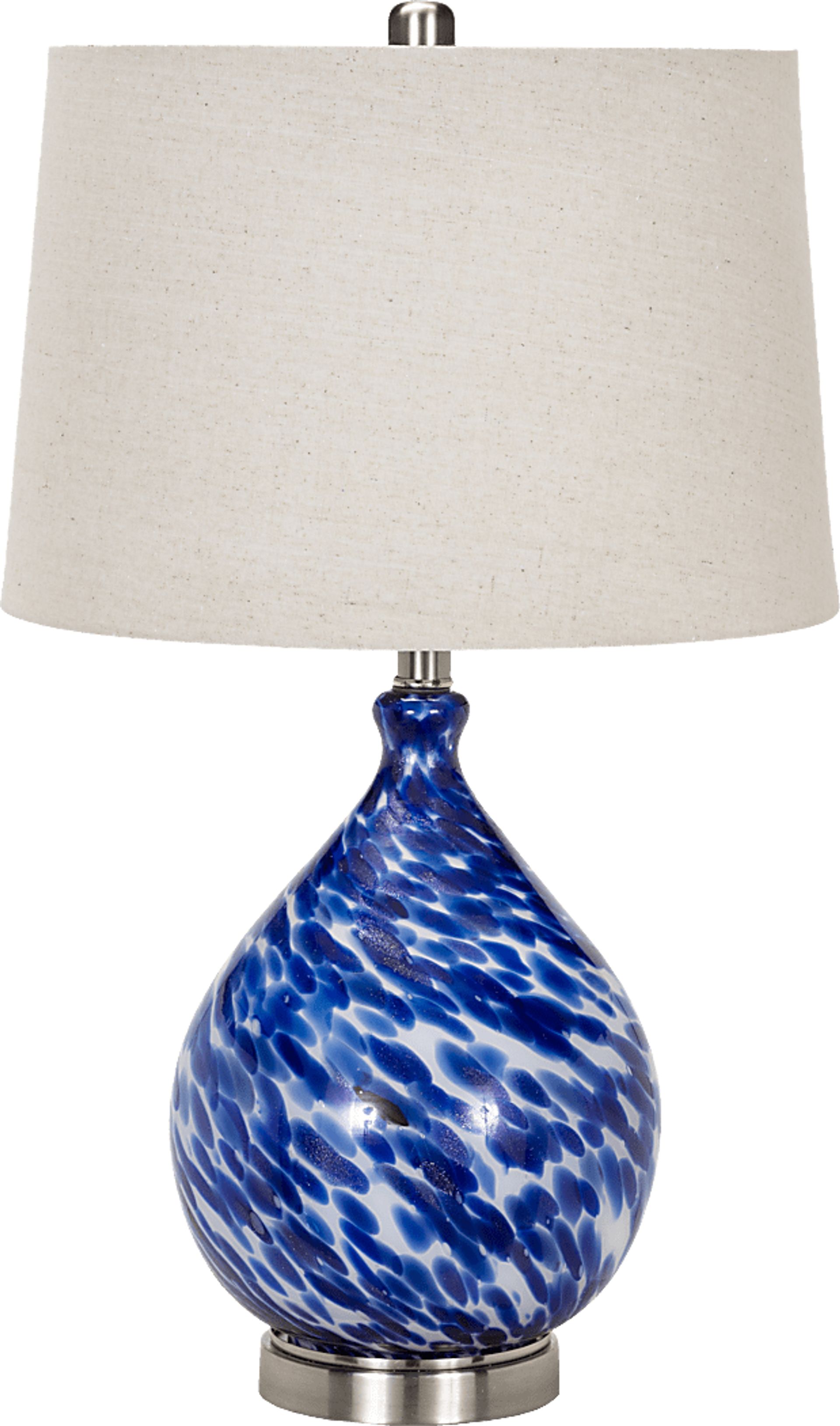 Hoylake Shores Blue Lamp - Image 1