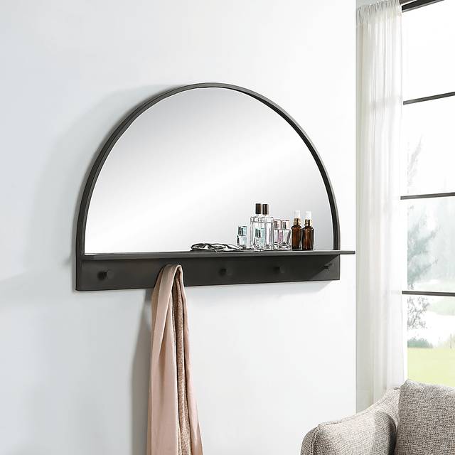 Hoyne Black Wall Mirror - Thumbnail - Image 4
