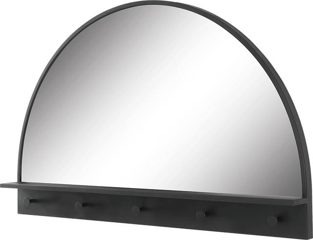 Hoyne Black Wall Mirror - Thumbnail - Image 1
