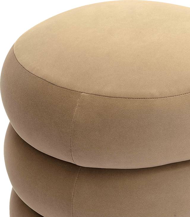 Hoytpeak Taupe Ottoman - Thumbnail - Image 4