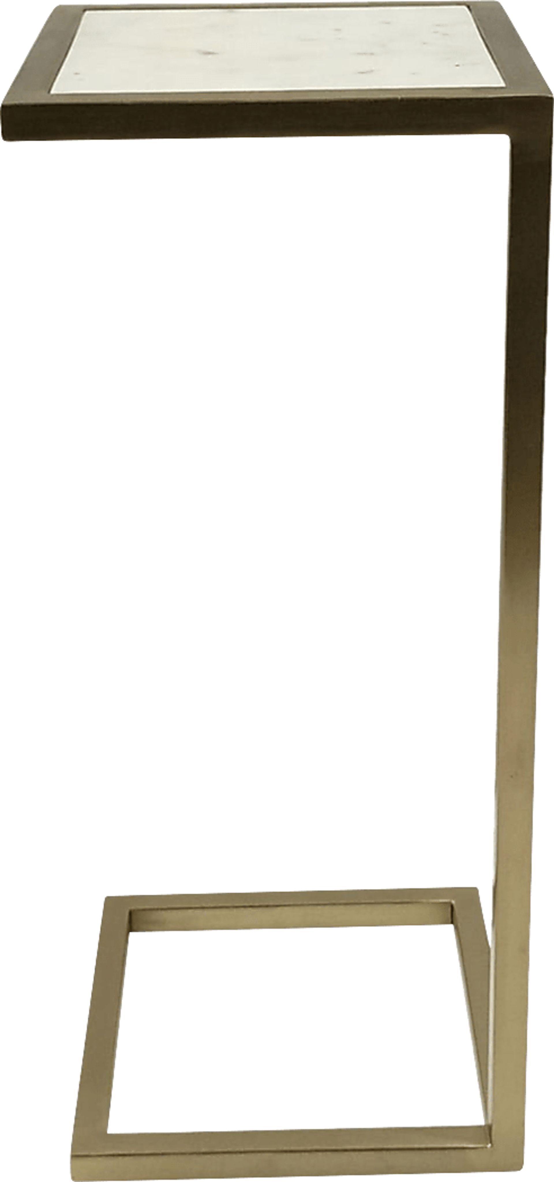 Hryle Gold/White Accent Table - Image 3